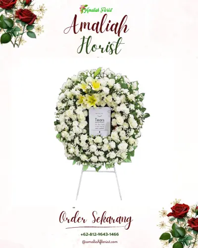 Krans Bunga Duka Cita di Kramatmulya