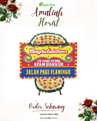Bunga Papan Congratulation di Kramatmulya